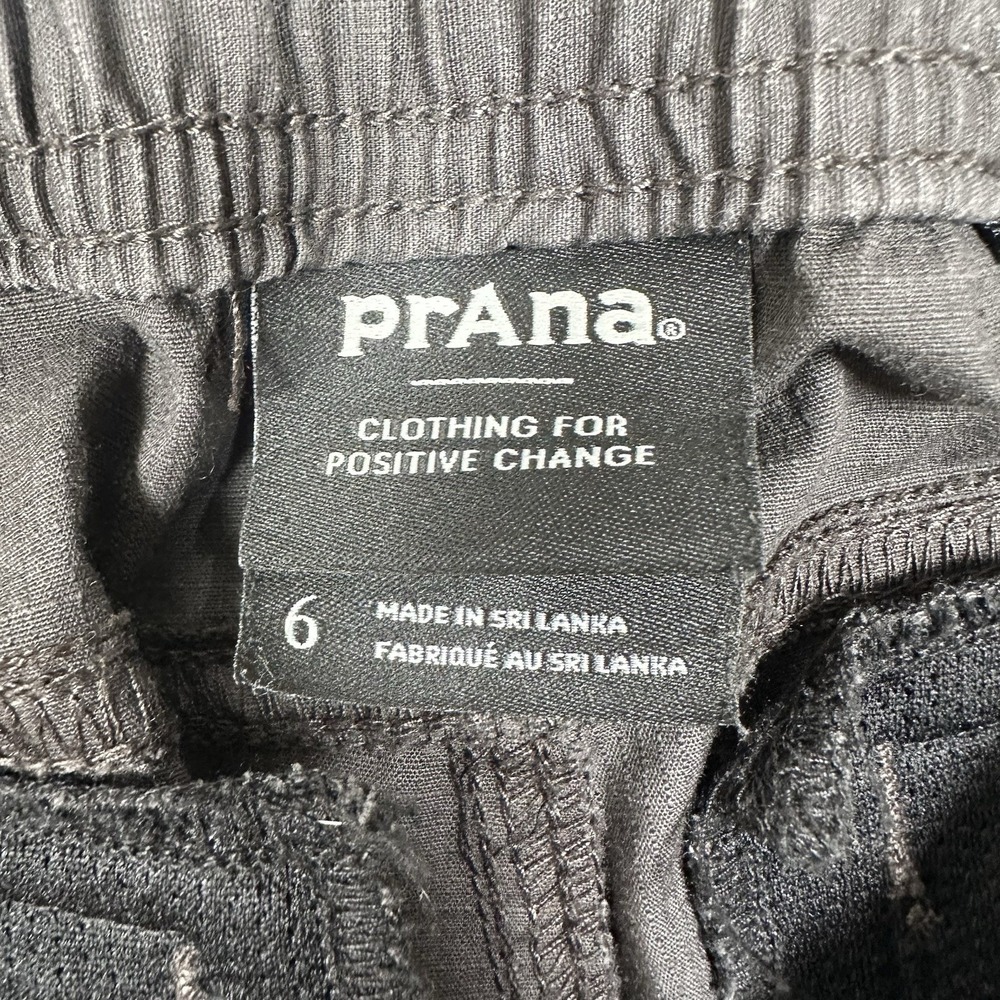 Prana Pants Womens Size 6 Gray Double Peak Ripstop Outdoor Hiking Travel - Picture 7 of 9